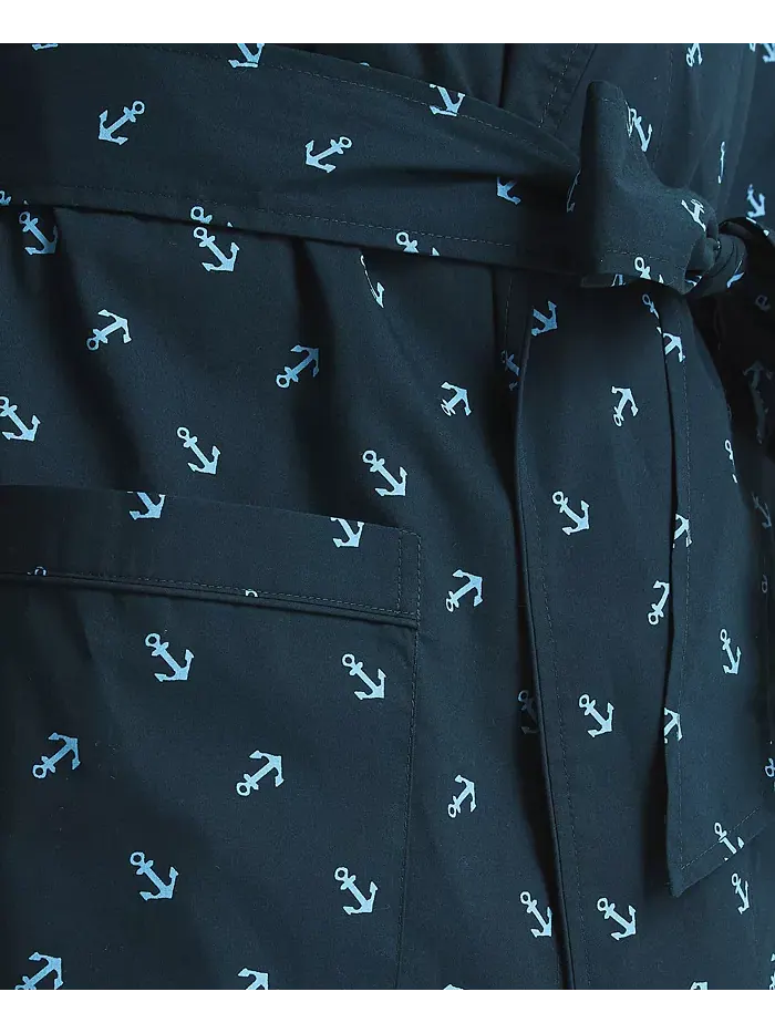 Мужской халат Crafted Printed Nautica — изображение 2 из 4, темно-синий