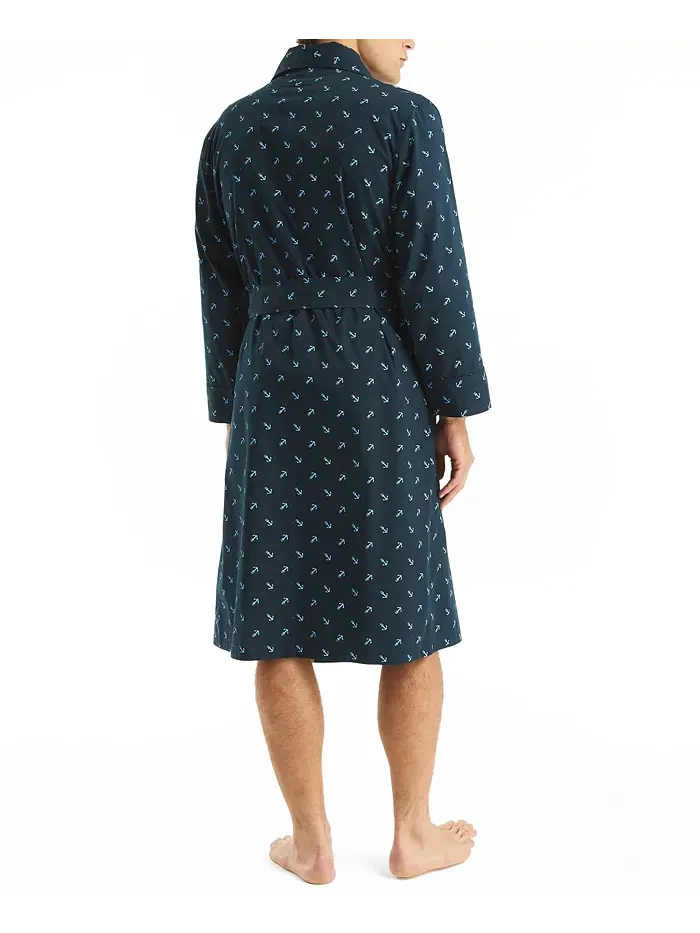 Мужской халат Crafted Printed Nautica — изображение 4 из 4, темно-синий