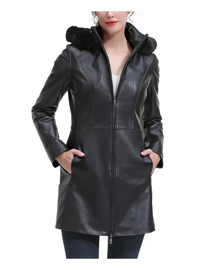 Женская парка Greta Leather BGSD