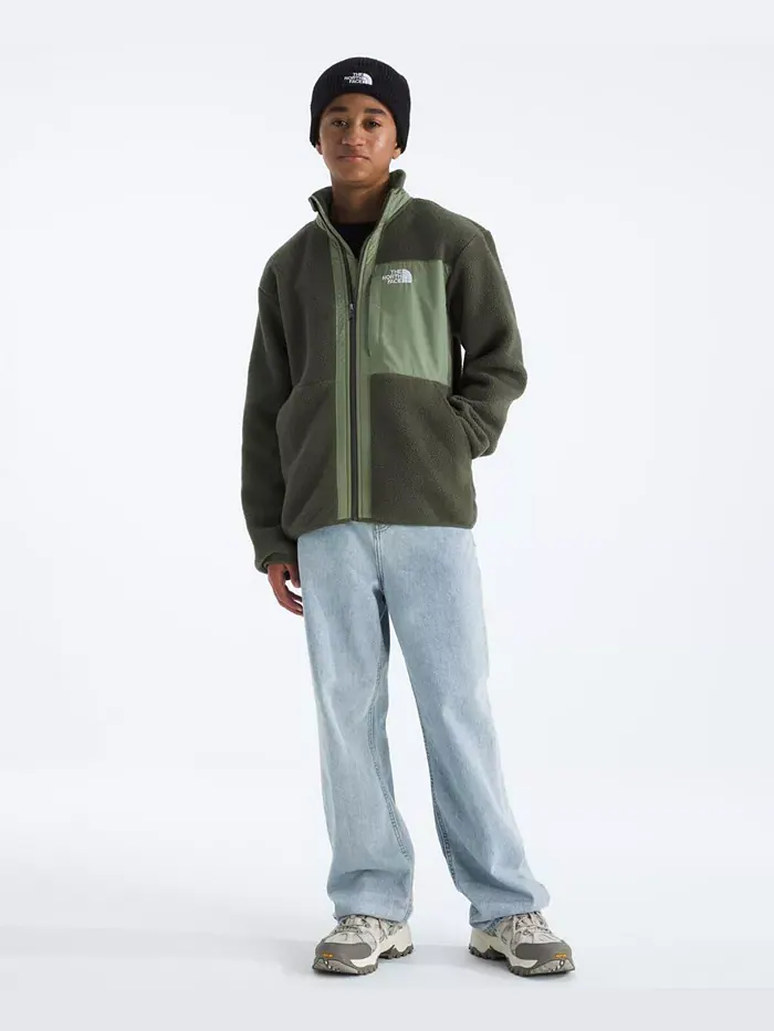 Куртка-бомбер Big Boys Yumiori с молнией The North Face — изображение 2 из 4, зеленый