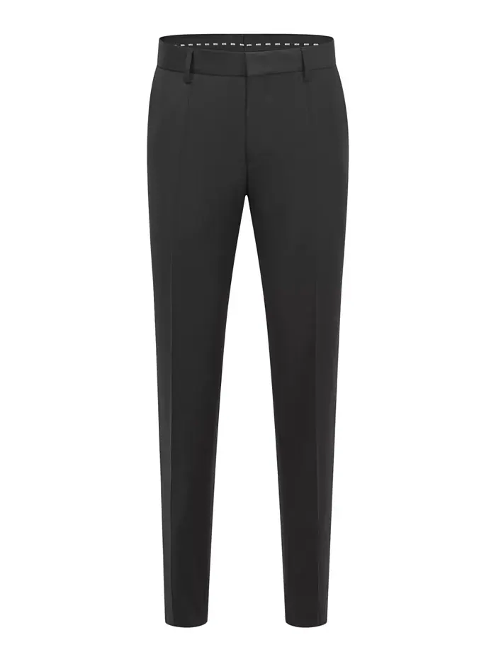 BOSS by Мужские Узкие Брюки из Камвольной Саржи Hugo Boss — 5