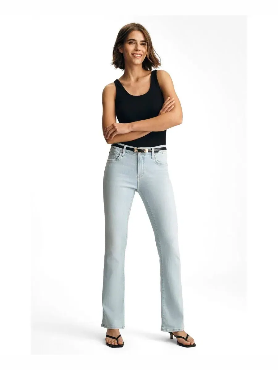 Джинсы-клеш с завышенной талией Molly Mid Rise Bootcut Mavi Jeans