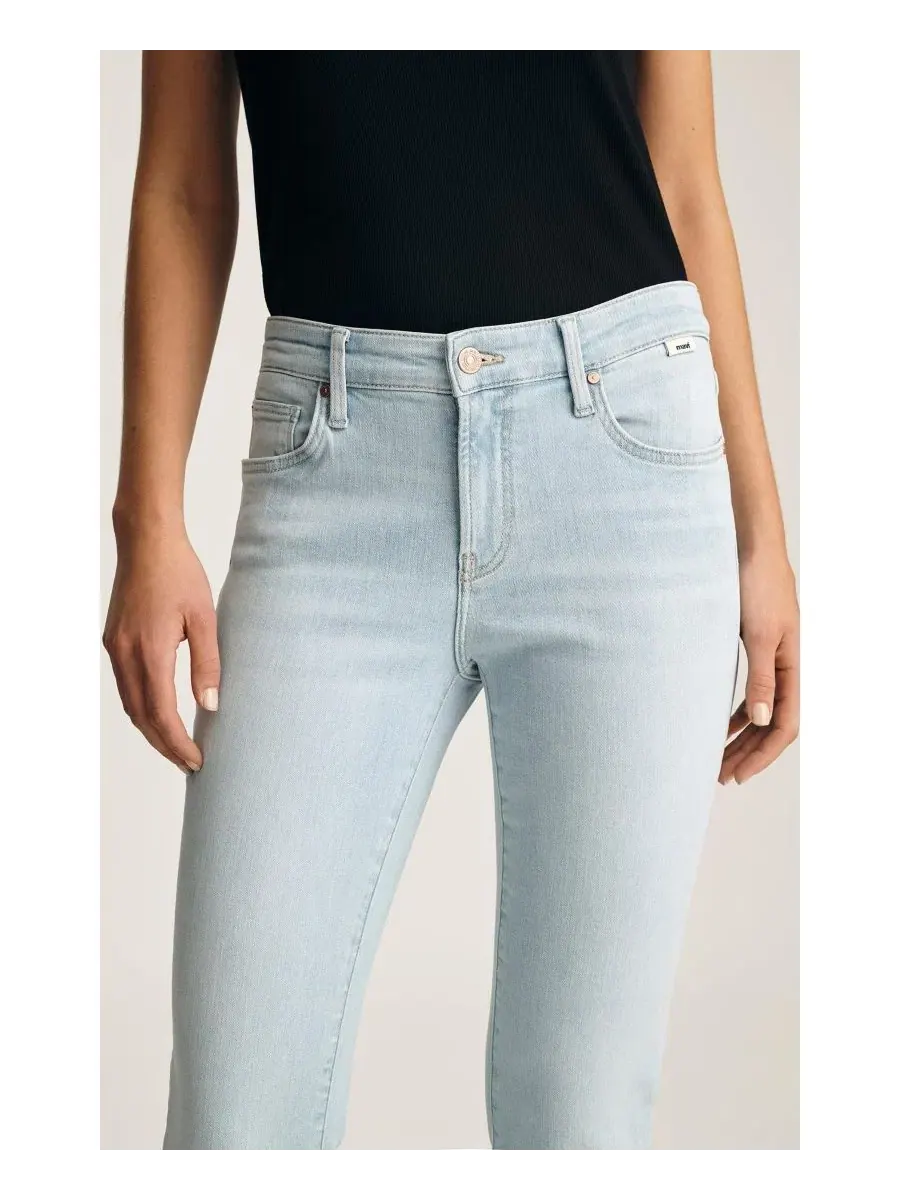 Джинсы-клеш с завышенной талией Molly Mid Rise Bootcut Mavi Jeans — изображение 6 из 6, синий