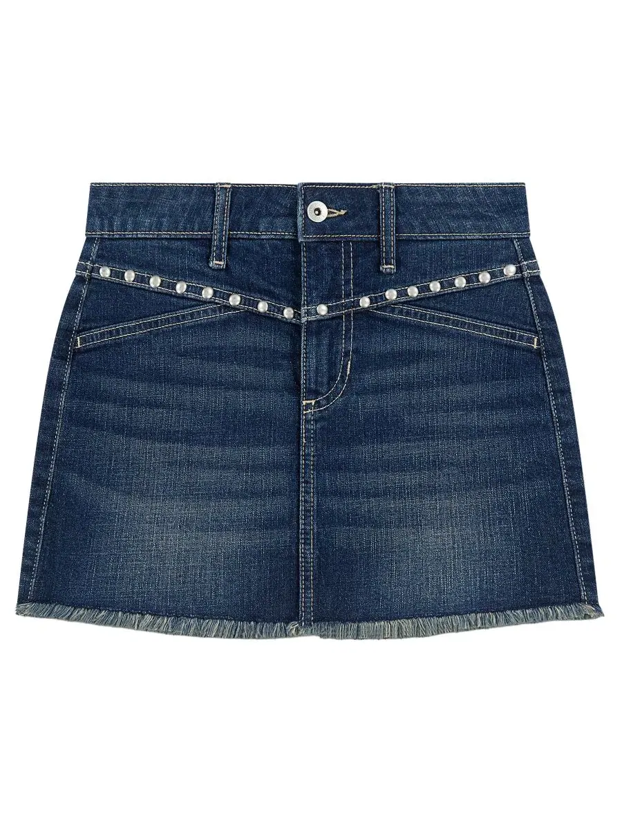Юбка мини с заклепками и встроенными шортами Abercrombie Kids