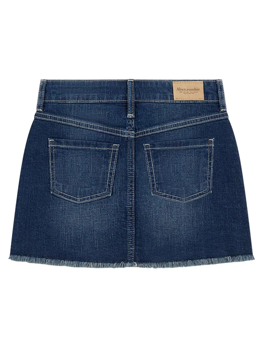 Юбка мини с заклепками и встроенными шортами Abercrombie Kids — 2