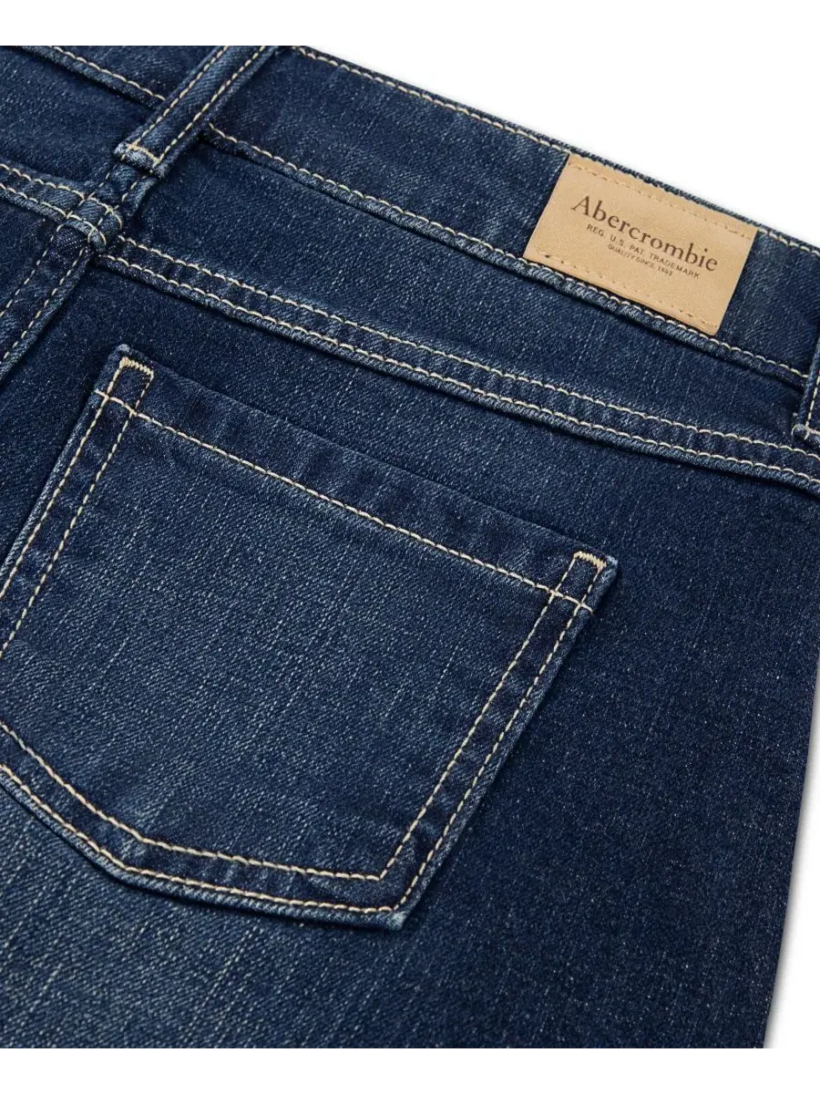 Юбка мини с заклепками и встроенными шортами Abercrombie Kids — 5