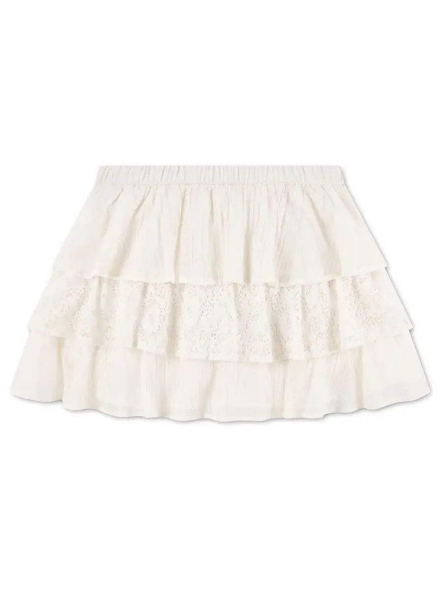 Юбка-шорты с многослойными рюшами abercrombie kids — 5