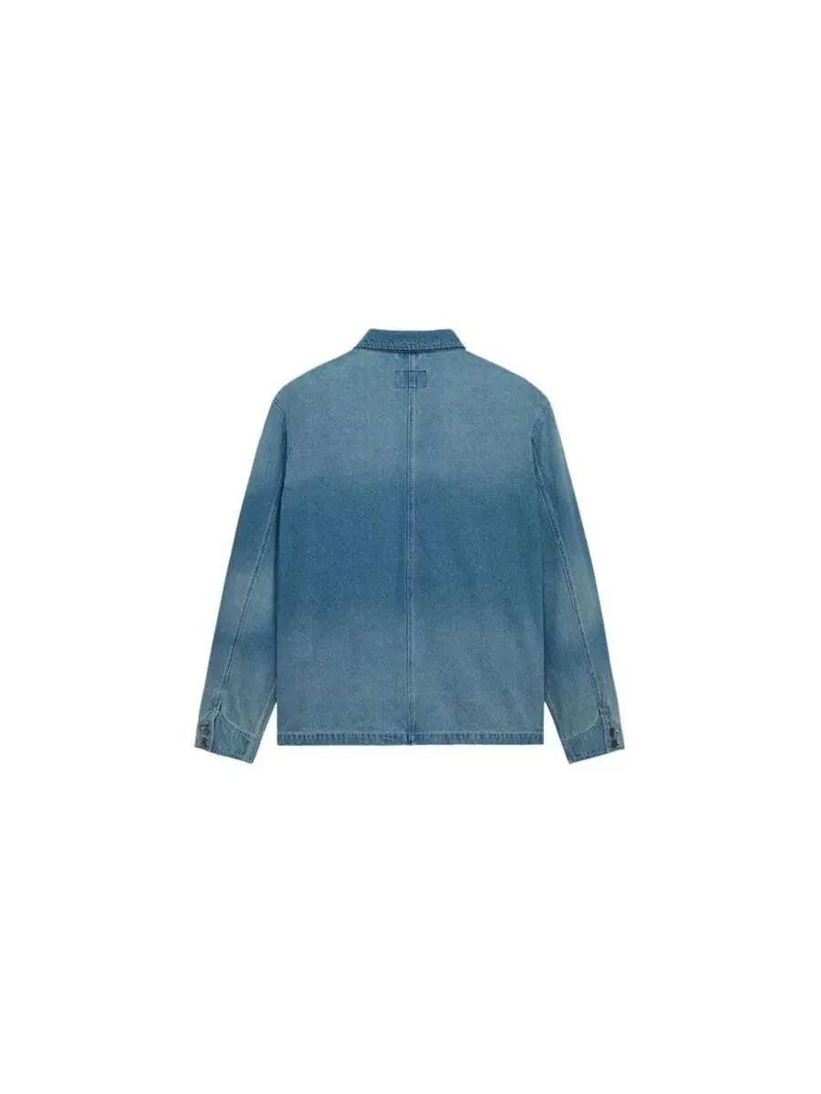 Джинсовое пальто-халат свободного кроя Alpha Industries — изображение 3 из 3, джинсовый синий синий