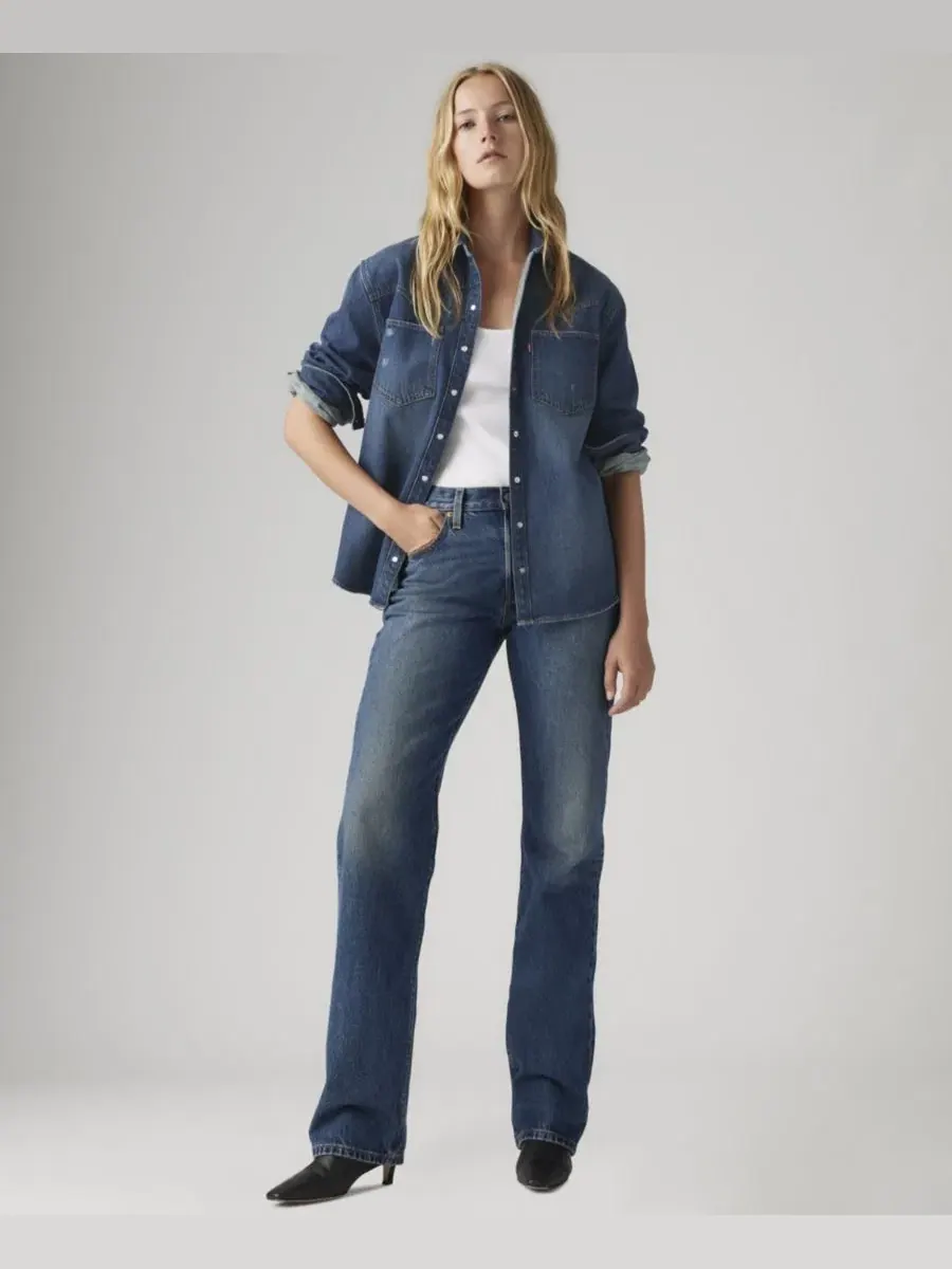 Джинсы прямого кроя Levi's — изображение 2 из 5, полный всплеск света