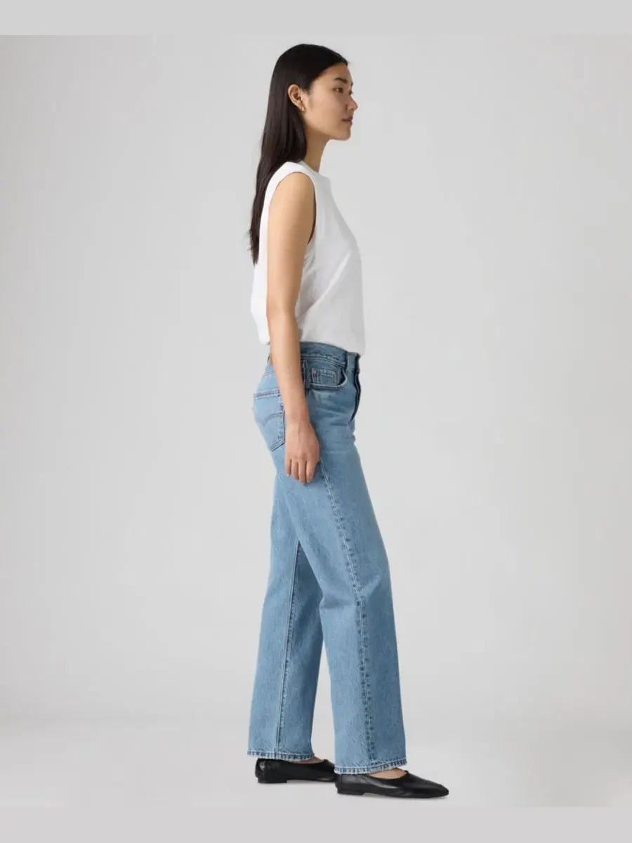 Джинсы прямого кроя с высокой посадкой 501 90's Mid-Rise Straight-Fit Jeans Levi's, In Love With You — изображение 3 из 4