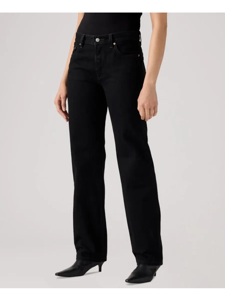 Джинсы прямого кроя Premium 501 90's Mid-Rise Straight-Fit Levi's, Rinsed Blacktop — изображение 4 из 6