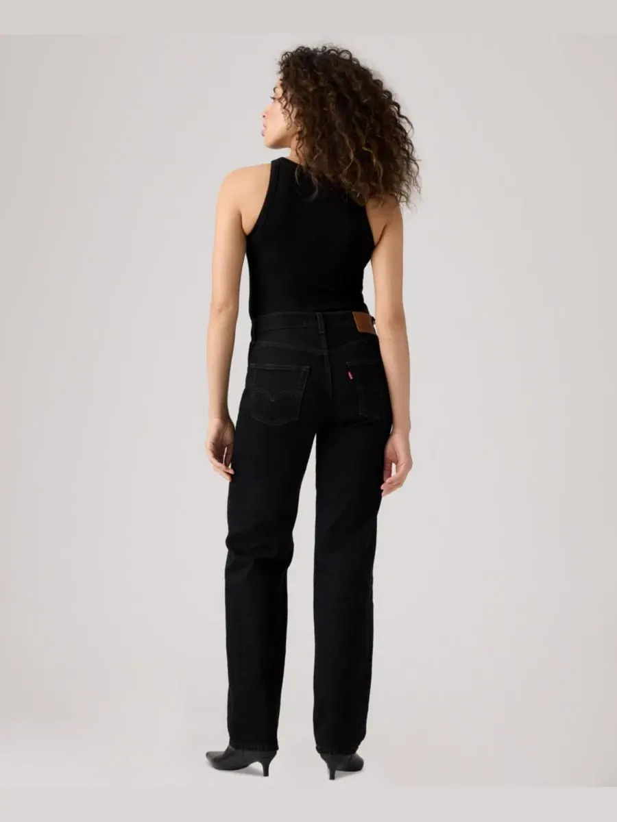 Джинсы прямого кроя Premium 501 90's Mid-Rise Straight-Fit Levi's, Rinsed Blacktop — изображение 6 из 6