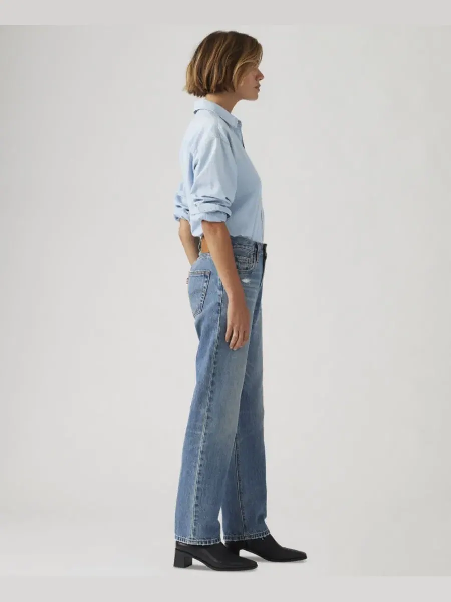 Джинсы прямого кроя с высокой посадкой 501 90's Mid-Rise Straight-Fit Jeans Levi's, Verified Vintage — изображение 4 из 4