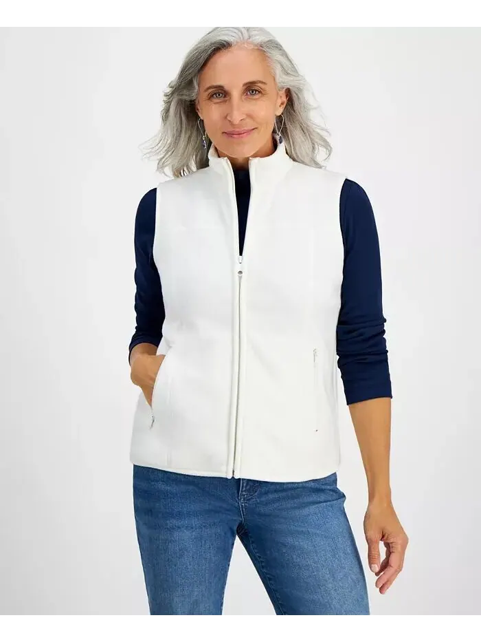 Миниатюрный флисовый жилет Style & Co