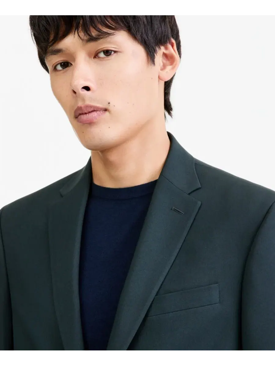 Пиджак мужской с длинным рукавом, Slim Fit Kenneth Cole Reaction — изображение 2 из 3, темный зеленый