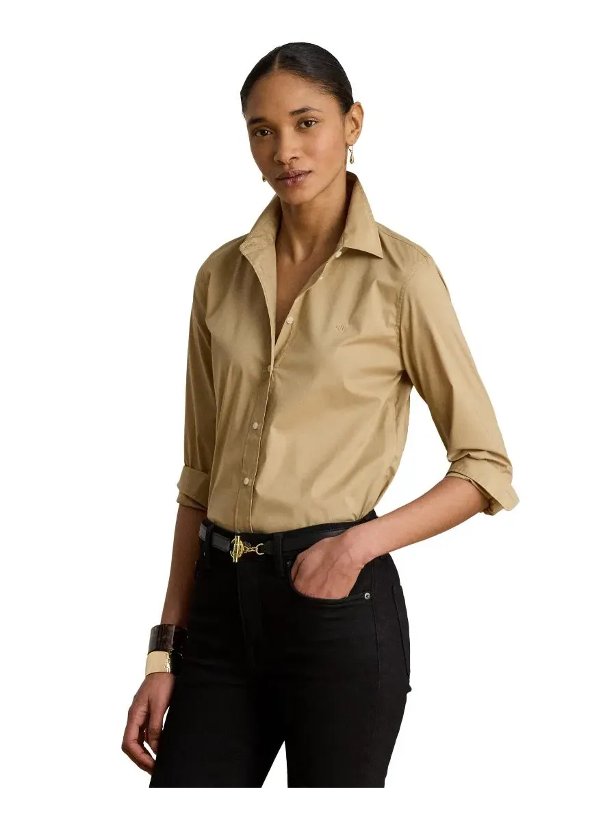 Женская классическая рубашка с длинным рукавом Lauren Ralph Lauren