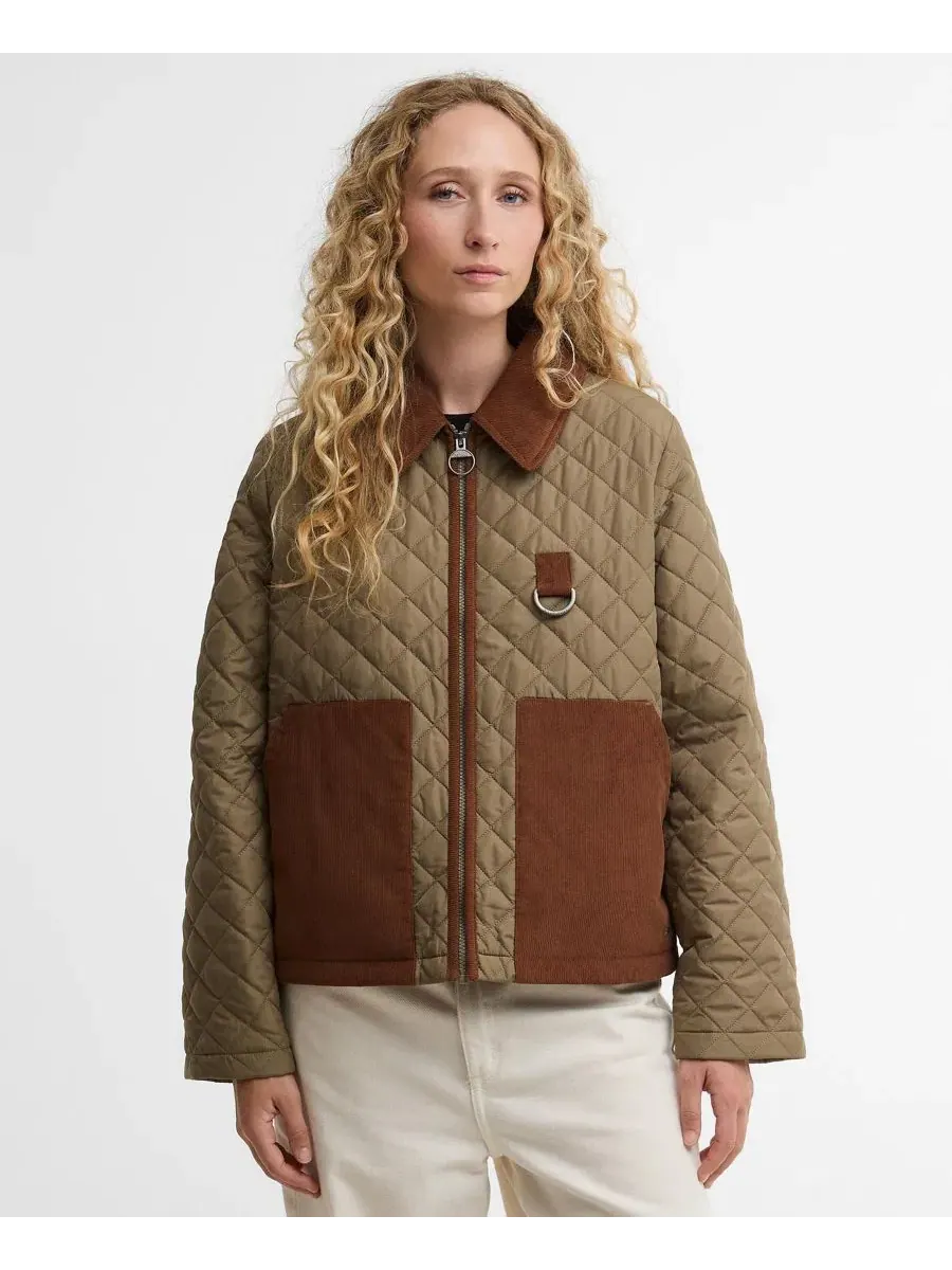Женский стеганый жакет с молнией Aylesby Barbour