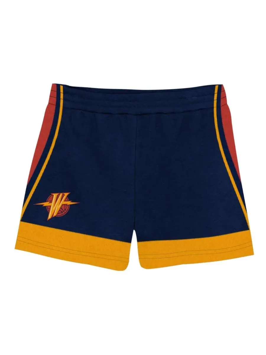Комплект футболки и шорт с принтом Stephen Curry Mitchell & Ness — изображение 5 из 5, темно-синий