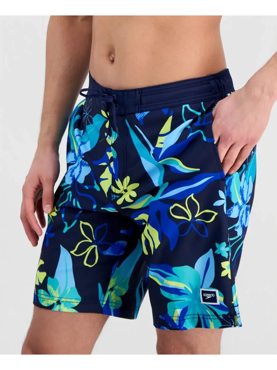 Мужские шорты для плавания Bondi Boardshorts длиной 9 дюймов Speedo — изображение 4 из 5, серый