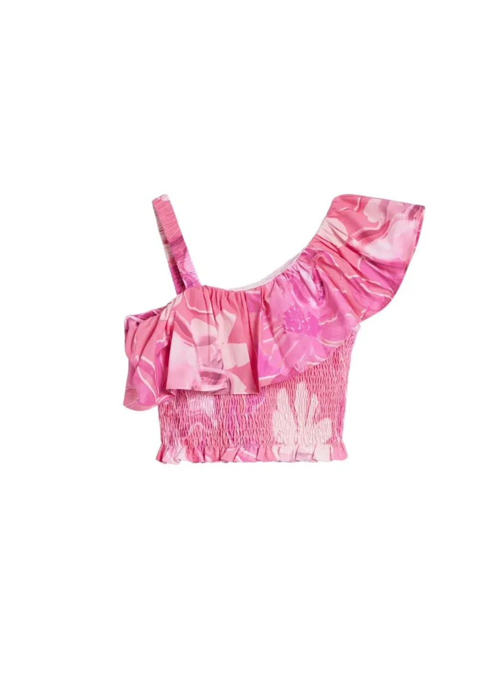 Девочки, блузка с баской и цветочным принтом Desigual — 6