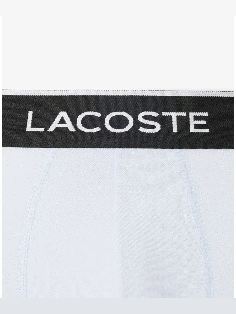 Мужские плавки Lacoste, комплект из 3 штук, стандартный крой — изображение 8 из 8, зеленый/черный/белый