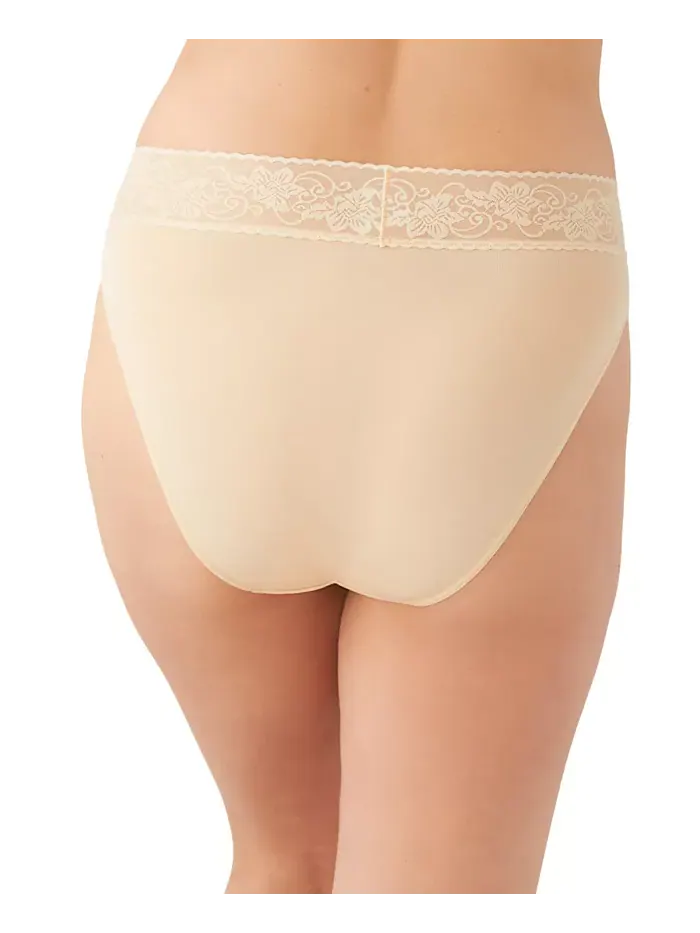 Женские удобные высокие трусы Comfort Touch 871353 Wacoal — изображение 2 из 3, бежевый