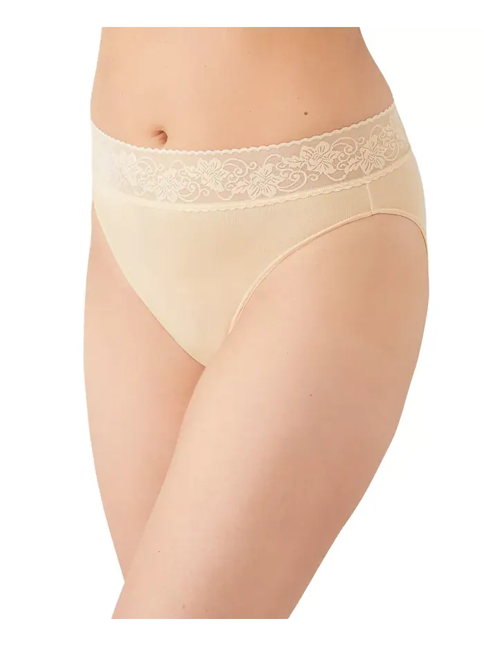Женские удобные высокие трусы Comfort Touch 871353 Wacoal — изображение 3 из 3, бежевый