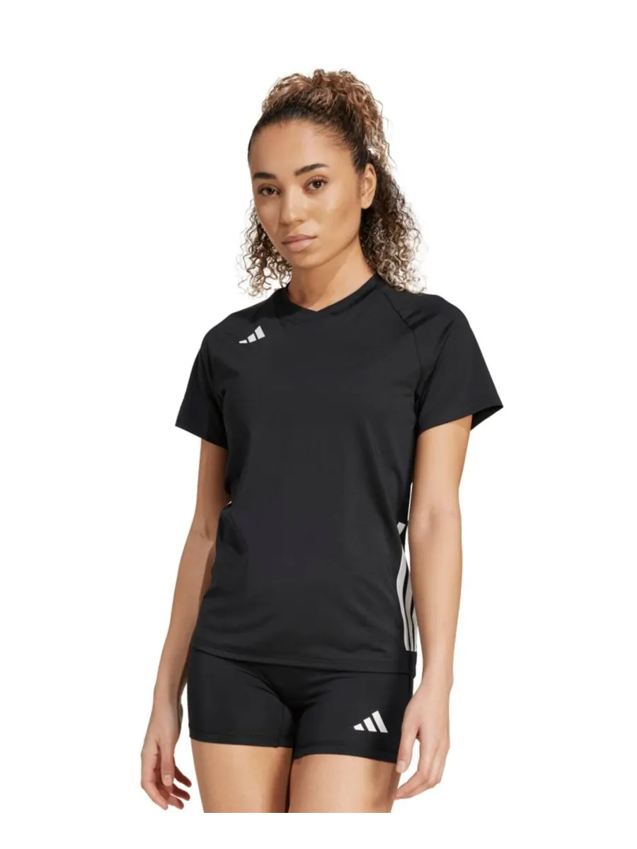 Женская волейбольная футболка с коротким рукавом HILO для тренировок Adidas