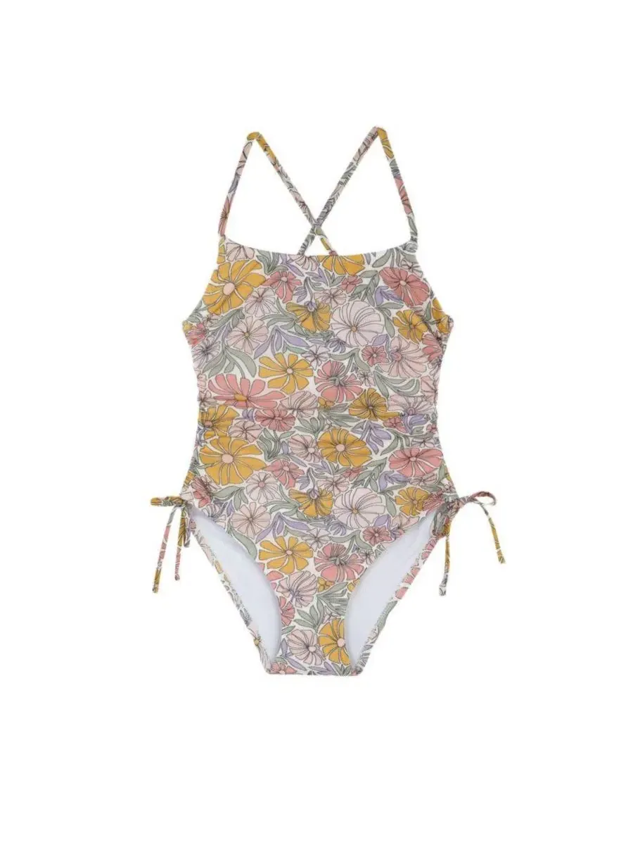 Купальник-слитник с перекрестными бретелями Soft Bloom Criss Cross Back Adjustable Gottex Kids
