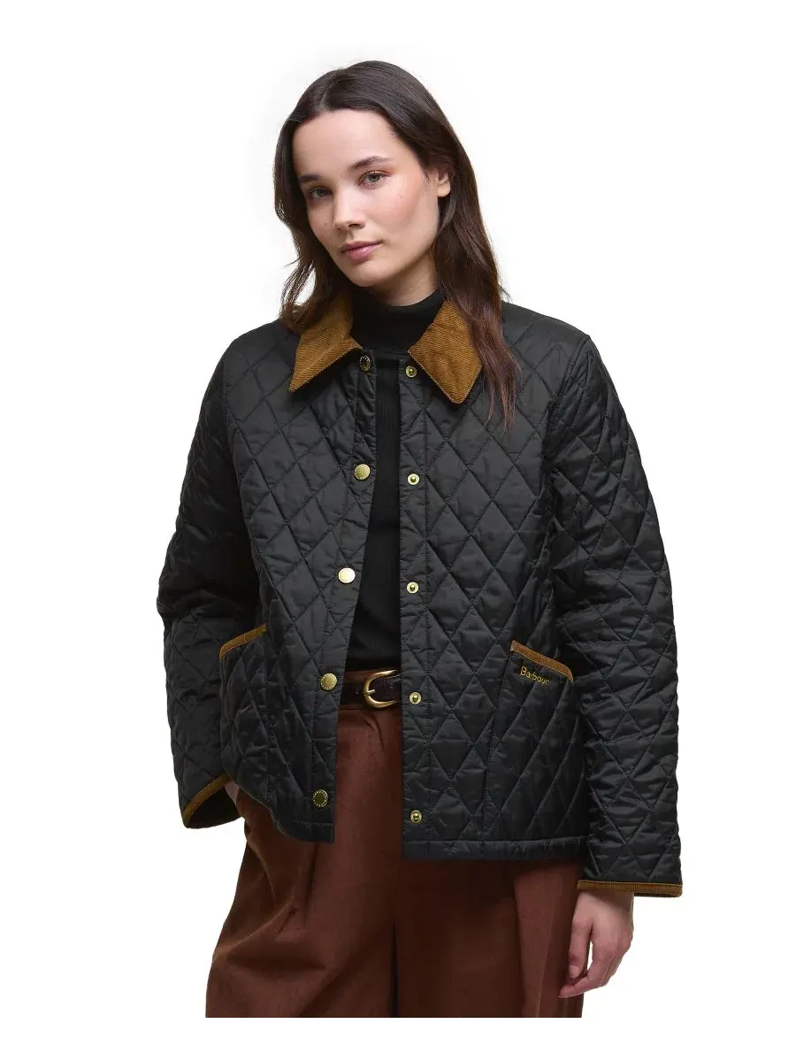 Укороченный стеганый жакет Liddesdale Barbour