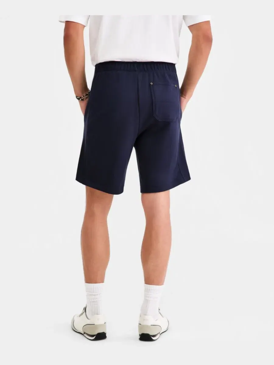 Шорты с эластичным поясом Nevashort Drawstring Hugo Boss — изображение 2 из 3, синий