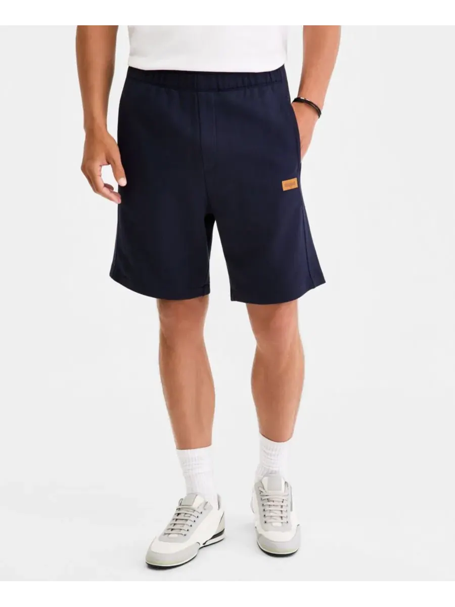 Шорты с эластичным поясом Nevashort Drawstring Hugo Boss — изображение 3 из 3, синий