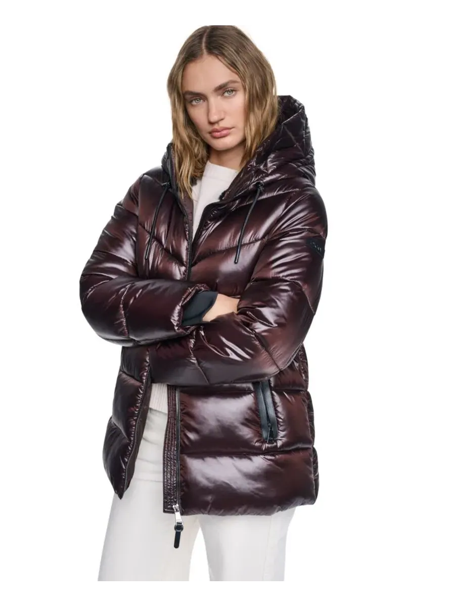 Женское пуховик с капюшоном Shine DKNY, Bitter — изображение 4 из 7