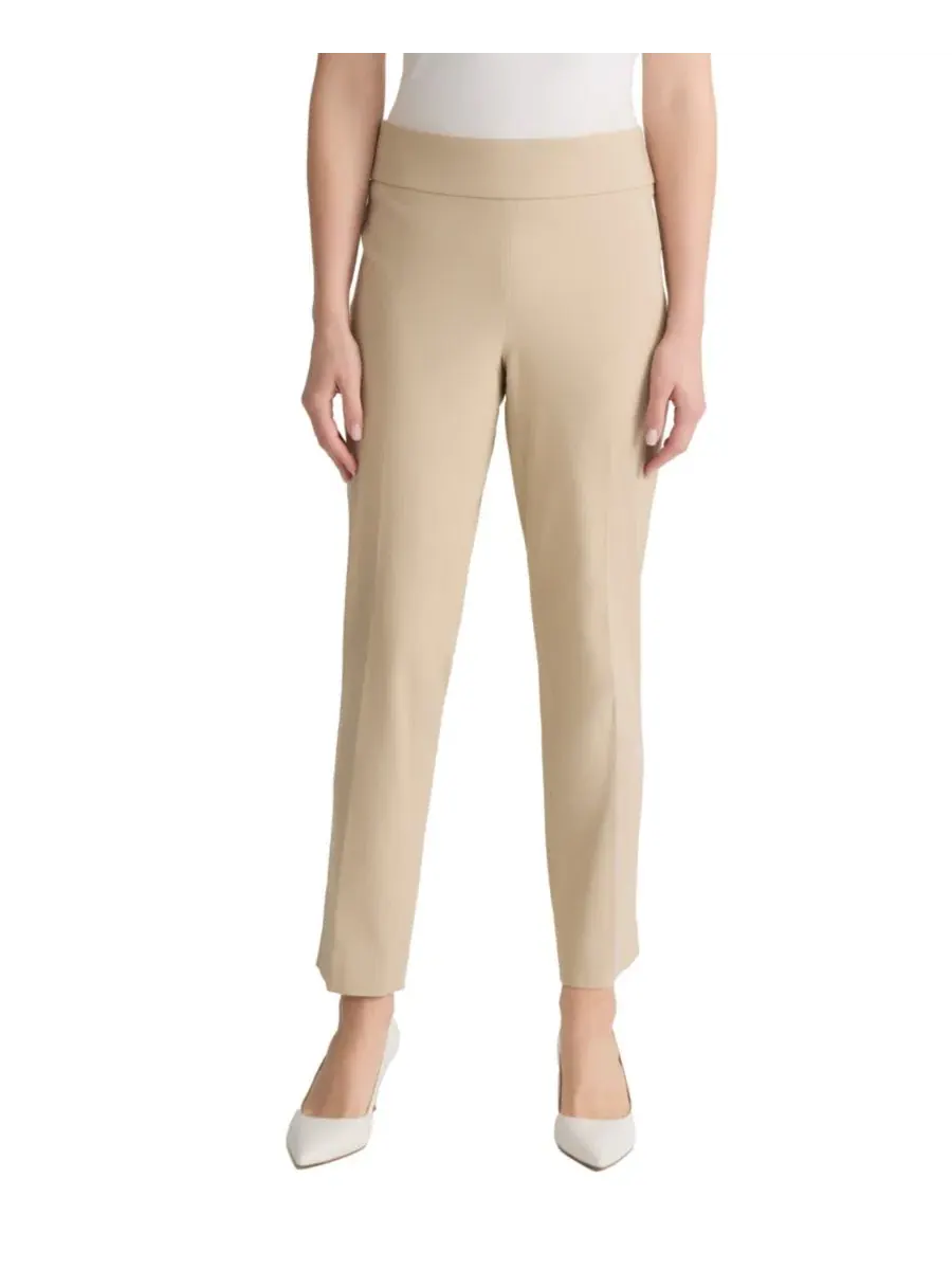 Брюки прямого кроя с заниженной талией, модель Ankle Pant Jones New York