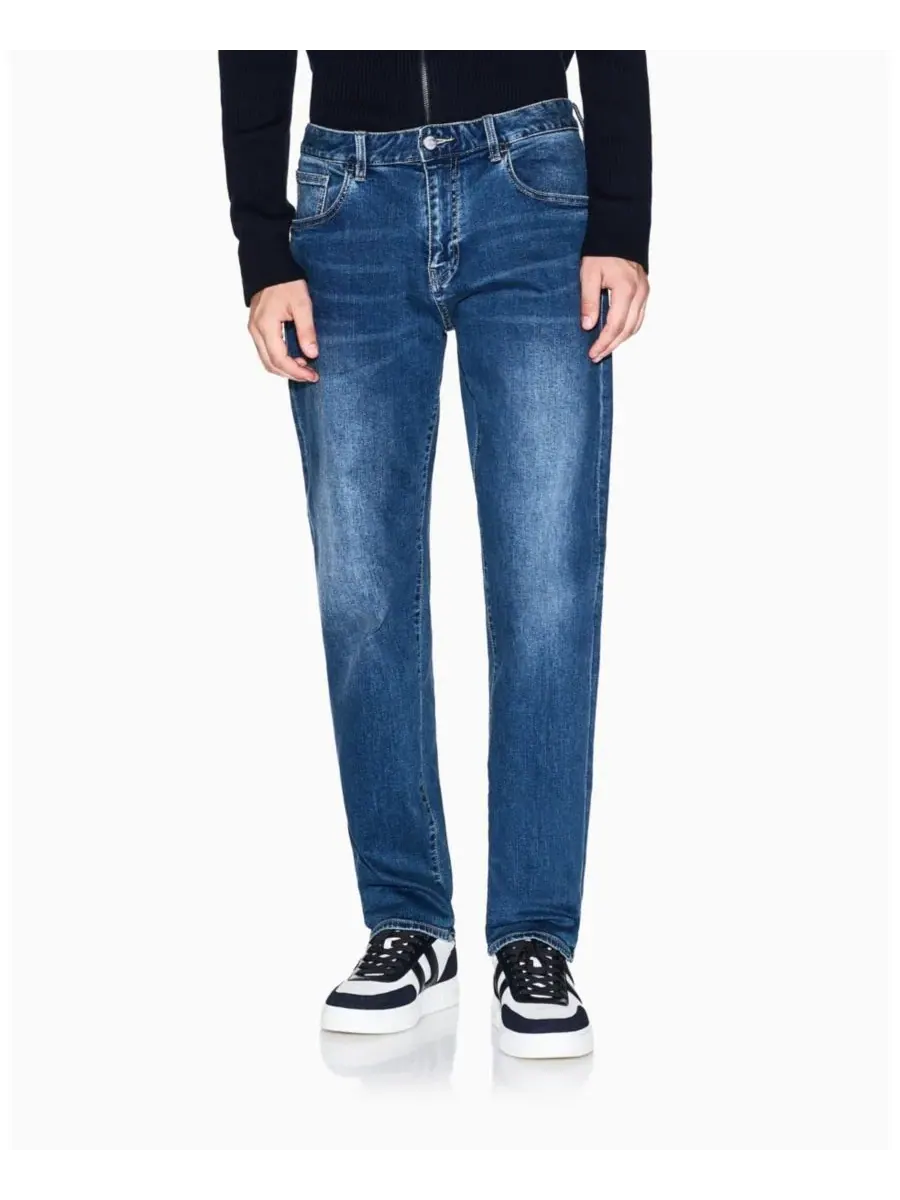 Мужские джинсы J13 Comfort Slim из хлопка A|X Armani Exchange