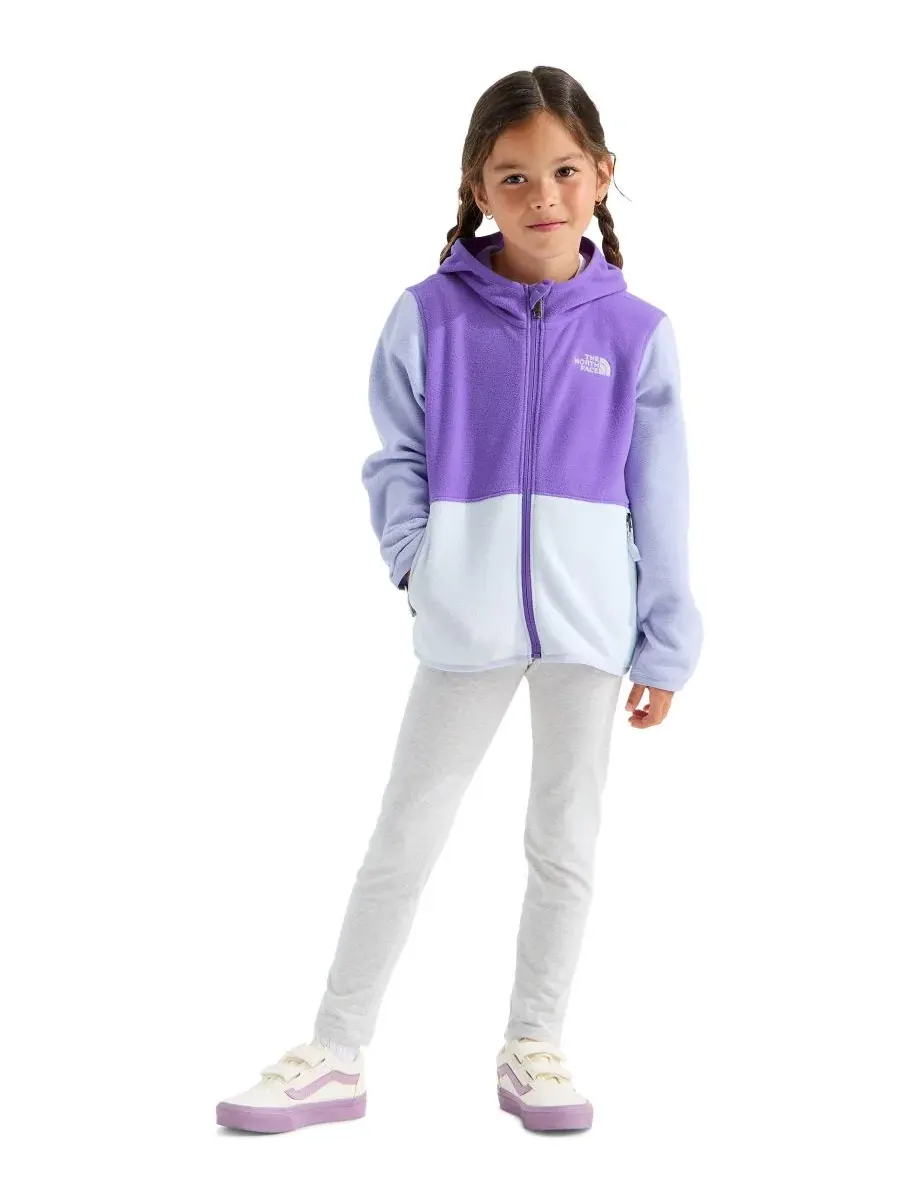 Куртка детская с капюшоном Glacier Full-Zip The North Face — изображение 3 из 5, фиолетовый//бледный
