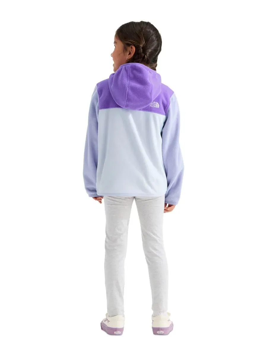 Куртка детская с капюшоном Glacier Full-Zip The North Face — изображение 5 из 5, фиолетовый//бледный