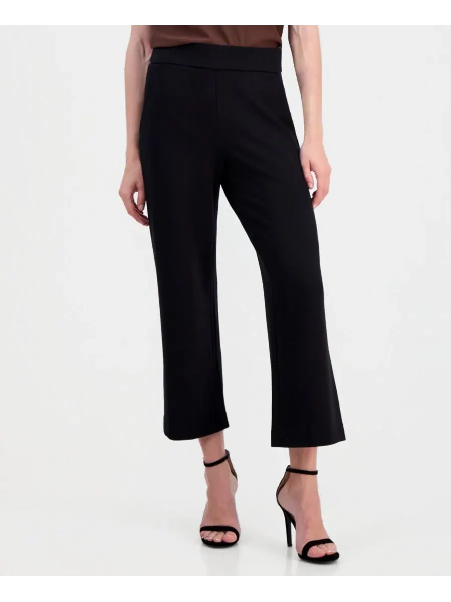 Брюки женские с широкими штанинами, укороченные, без застежки Anne Klein