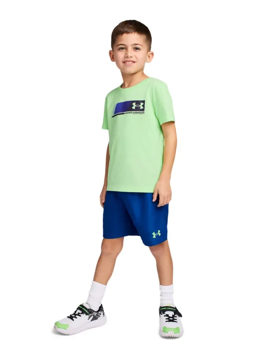 Комплект детской футболки и шорт с принтом, модель Short-Sleeve T-Shirt and Shorts Under Armour — изображение 2 из 7