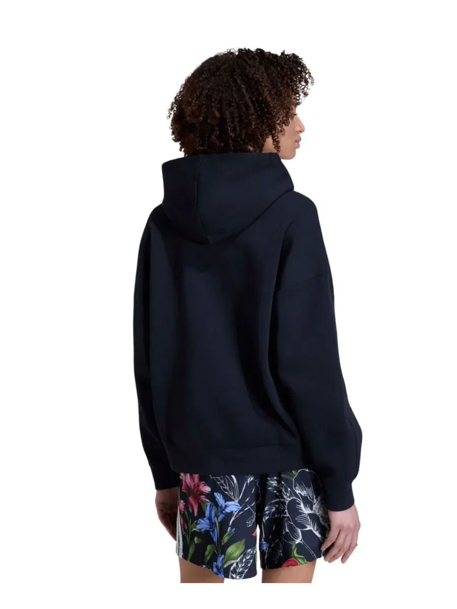 Худи с ярким цветочным принтом adidas x FARM Rio — изображение 5 из 5, черный/кремовый белый