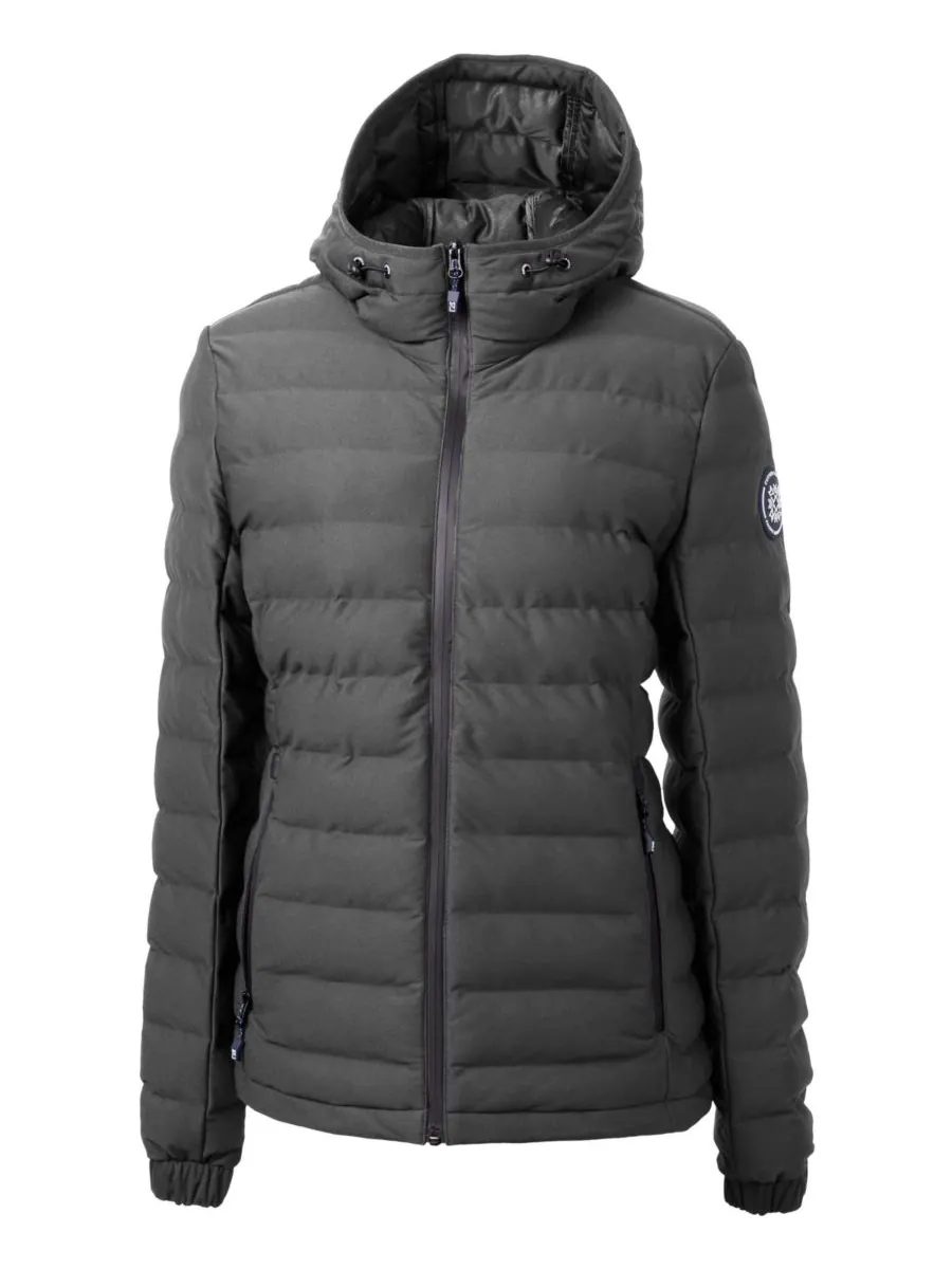 Женская утепленная куртка-пуховик Mission Ridge Repreve Eco Cutter & Buck — изображение 2 из 3, серый