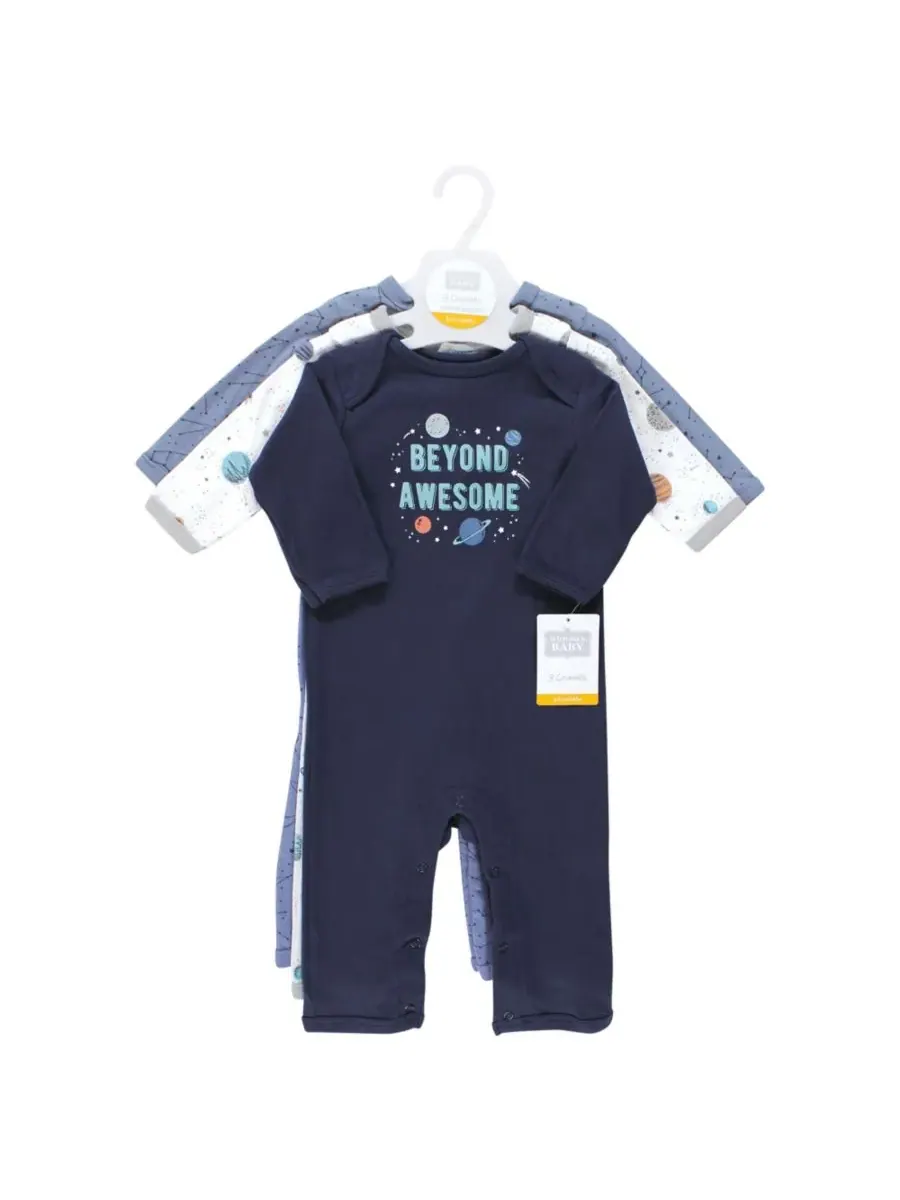 Коллекция из трех предметов: боди Hudson Baby — изображение 2 из 5, космический серый