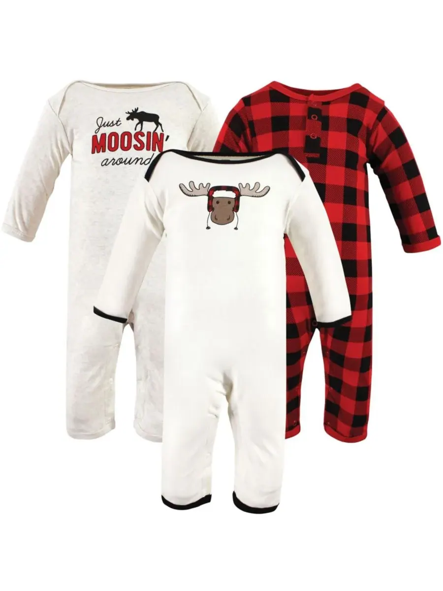 Коллекция из трех предметов: боди Hudson Baby, Winter Moose — изображение 1 из 5