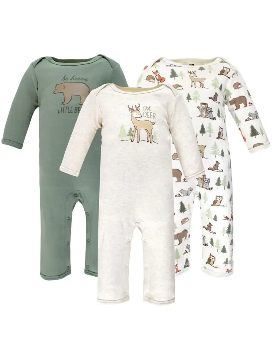 Коллекция из трех предметов: боди Hudson Baby, Forest Animals