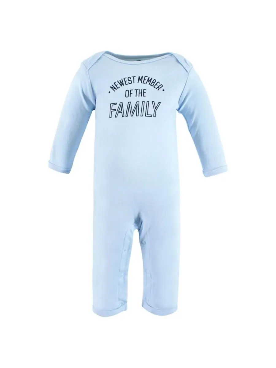 Коллекция из трех предметов: боди Hudson Baby, Newest Family Member — изображение 3 из 5