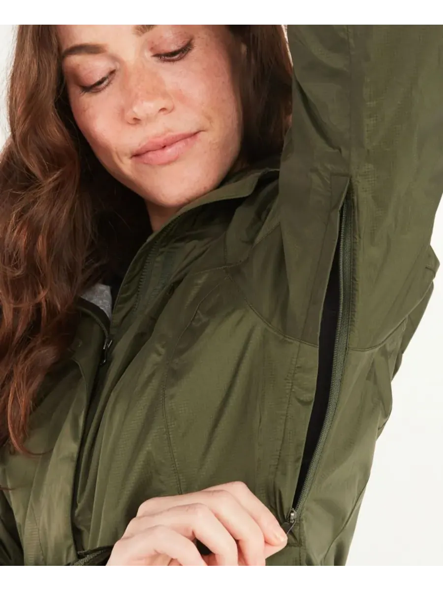 Женские куртки PreCip Eco с капюшоном Marmot — изображение 4 из 8, нори
