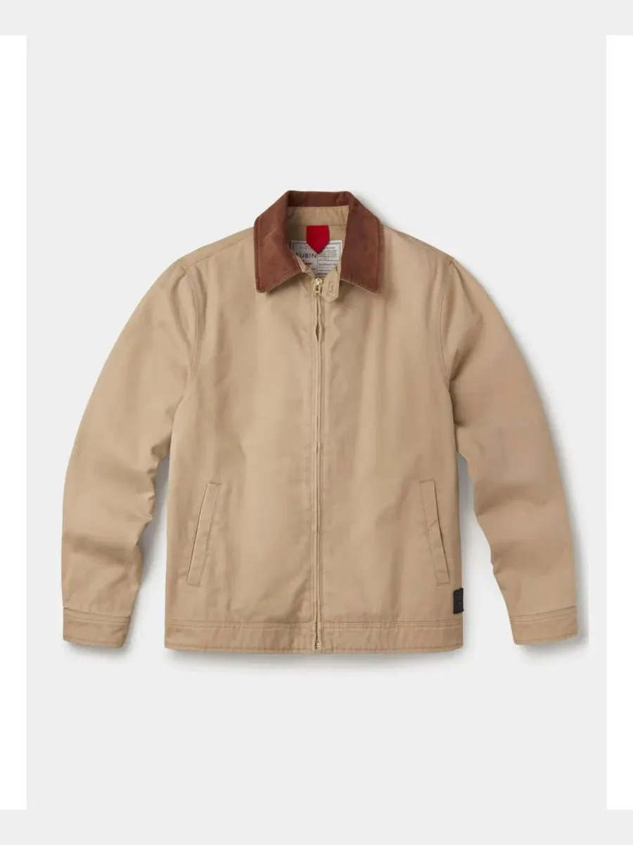 Мужская куртка Newland Canvas Harrington Utility Jacket Aubin — изображение 5 из 7, темный песочный