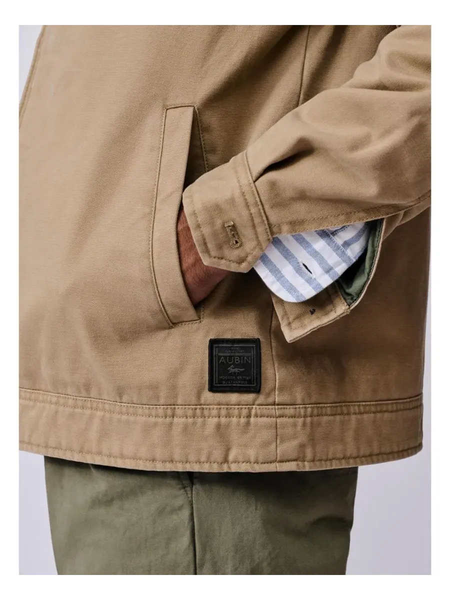 Мужская куртка Newland Canvas Harrington Utility Jacket Aubin — изображение 6 из 7, темный песочный