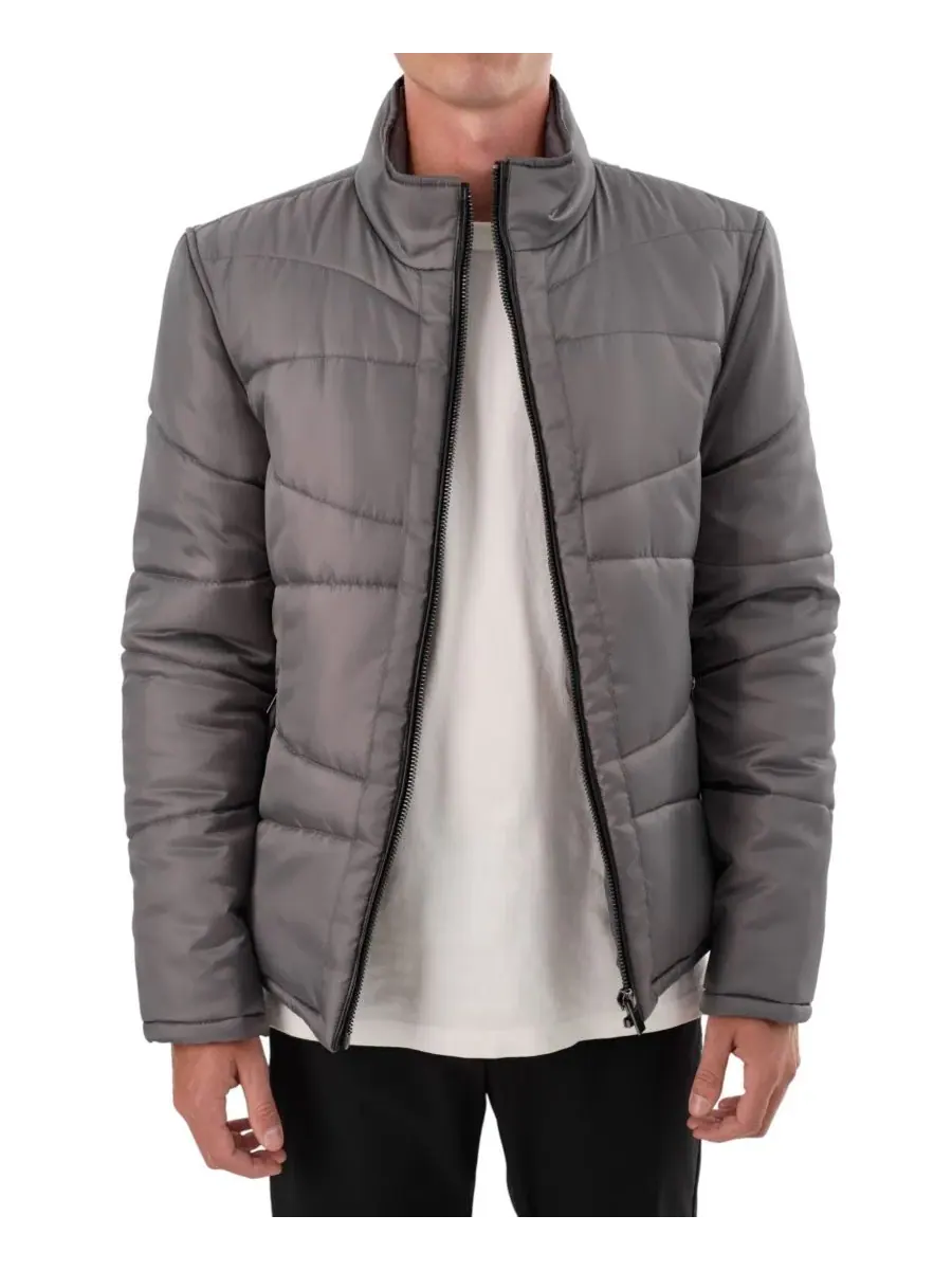 Мужское пальто Копен Regency Leathers — изображение 3 из 4, серый