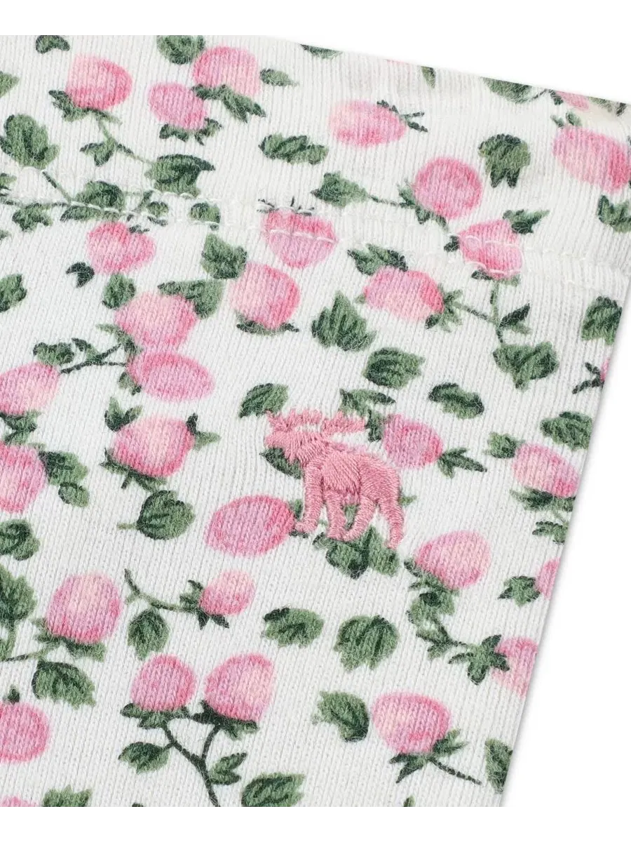 Комплект из боди и леггинсов с флаттер-рукавами, модель 2-Piece Set abercrombie kids — изображение 5 из 5, розовый/белый